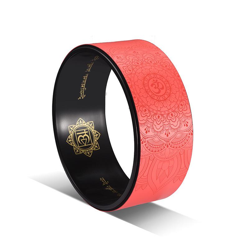 Yoga Wheel Shoulder Opener & Backbend Ring - Cork Pilates Circle for Flexibility & Fitness