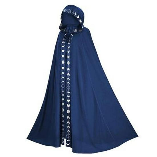 Halloween Medieval Grim Reaper Robe: Hooded Cape Costume for Children & Adults