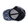 Men Plaid Sequins Baseball Cap Women Sun Hat Ponytail Panama Cap Visor Hats Snapback Hat