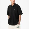 New Balance Casual Polo T-Shirt Asia Sizing 'Black White' Men's 5FD26161-BK