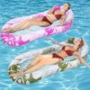 New Inflatable Water Lounge Chair - Adult Foldable Hammock Float Mat, Thickened Floating Bed & Swim Ring.