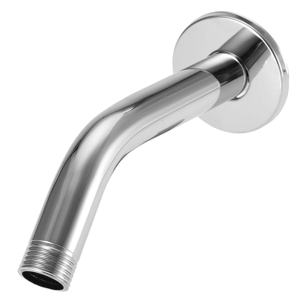 6   Stainless Steel Round Top Shower Arm Pipe Wall Mount for Bathroom Ceiling Shower Head