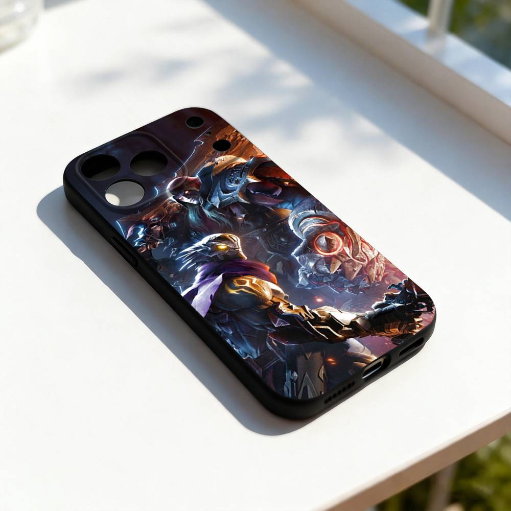 Game D-DARKSIDERS Cool Phone Case For iPhone 17,16,15,14,13,12,11,Pro,Max,Plus,E,SE4,Air,Mini Black Precise Hole Matching