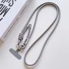 Adjustable Phone Lanyard Crossbody Strap for Outdoor Sports Durable Anti-Lost Woven Neck Strap Camera Strap Color Dopamine Style