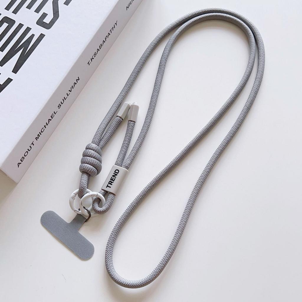 Adjustable Phone Lanyard Crossbody Strap for Outdoor Sports Durable Anti-Lost Woven Neck Strap Camera Strap Color Dopamine Style
