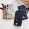 Wristband Holder Flip Wallet Bags Silicone Phone Case For Samusng Galaxy Note 9 10 Plus S8 + S9 S10 Plus S8+ S9+ S10+ Soft Cover