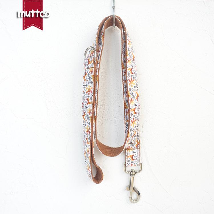 MUTTCO Gold Christmas Dog Chain Leash UDL-061 Large