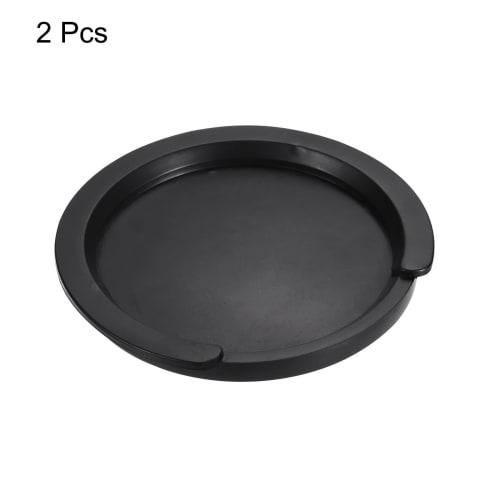 uxcell Guitar Sound Hole Cover, Soft Rubber Feedback Cover for Acoustic Guitar, 85mm, Black, 2 Pieces