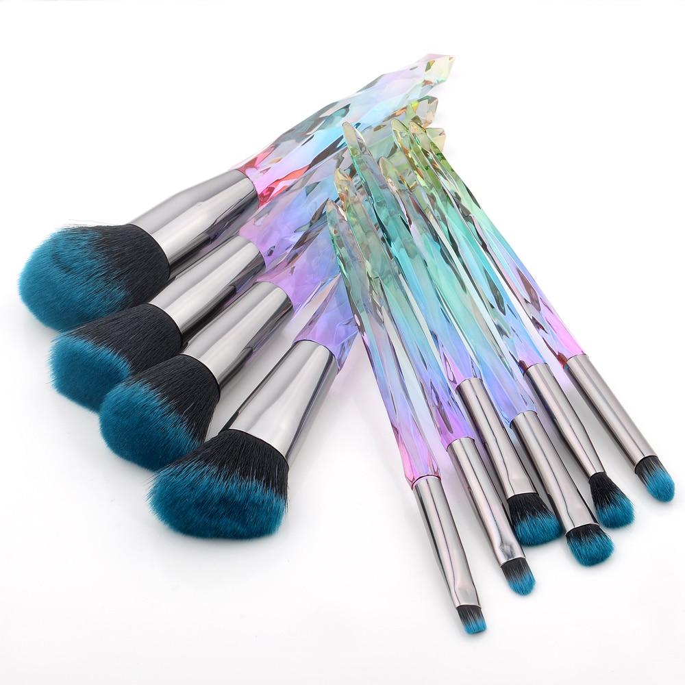 Crystal Makeup Brushes Powder Foundation Eyeshadow Brush Make Up Brush Set