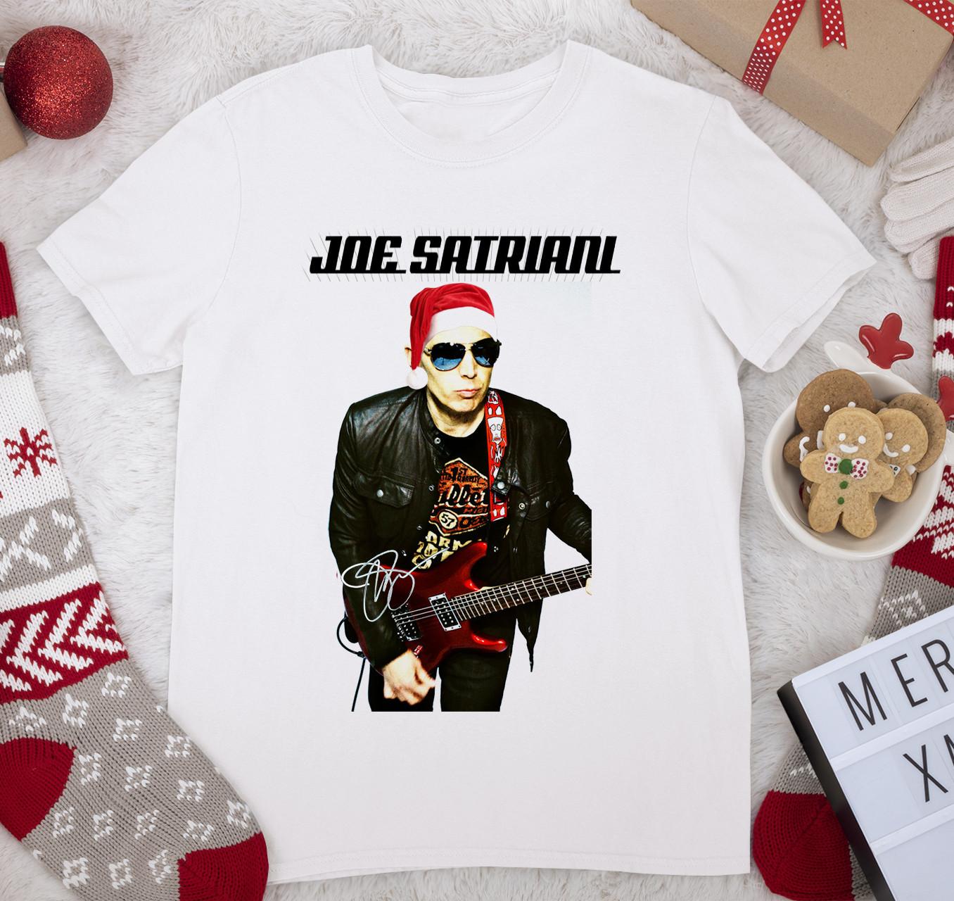 Merry Christmas Santa Joe Satriani Gift For Fan White All Size Shirt HE1328 XXXL