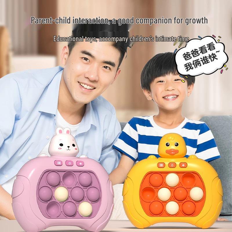Beliebtes Kinder-Schnell-Drück-Whac-a-Mole-Spiel: Drücken-und-Herausspringen-Logik- & Konzentrationstrainingsspielzeug