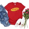 T-shirt Logo Seinfeld Ispirata agli anni '90 Vintage Top Magliette Grafiche Unisex Maglietta Divertente Manica Corta Maglietta Vintage Abbigliamento Grunge