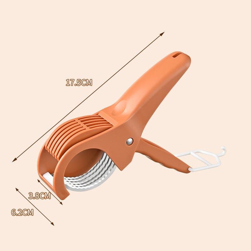 

Измельчитель для салата Портативный из нержавеющей стали Измельчитель для бананов Измельчитель для фруктов Нож для огурцов Инструмент для нарезки Фруктовый