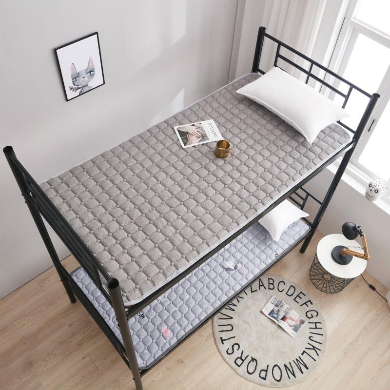 Universal Machine Washable Anti-Slip Mattress Pad for Single Student Dormitory or Bunk Bed
