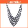 Fashion Leopard Print Metal Sheet Triangle Scarf Women Necklace For Fashion Women