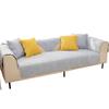Plush Grey Corner Sofa Cover L Shape Sofa Chaise Cover Lounge Non-slip Seat Armchair Couch Cover Modern Sofas for Living Room