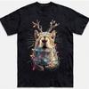 Funny Squirrel Christmas T-Shirt Antlers Lights Animal Lover Gift Sweatshirt