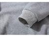 Unisex Solid Color Round Neck Fleece Hoodie Set
