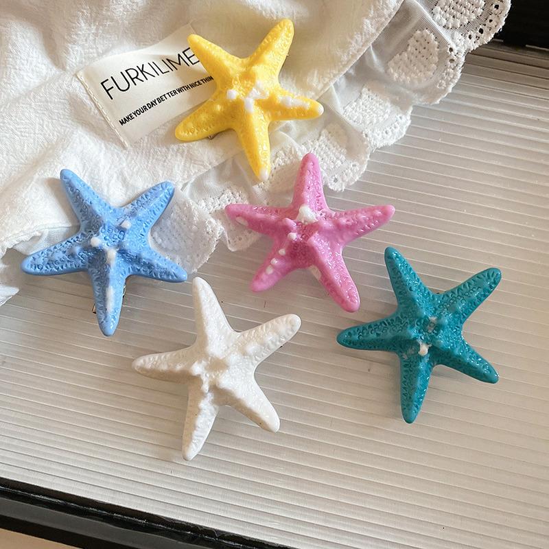 Neue Sommer Strandurlaub Muschel Seestern Haarspangen Haarnadeln Süße Seitenklammer Haarspangen Für Mädchen Koreanisches Ornament Haarschmuck