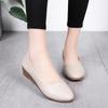 High Quality Fashion Women Shoes Round Toe Non Slip Shoes Solid Color Wedge Heel Soft Comfortable Shoes