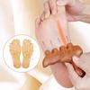 Wood Acupressure Massager Stick with Meridian Portable Foot & Body Trigger Point Massage Tools Gua Sha Tool for Stress Relief