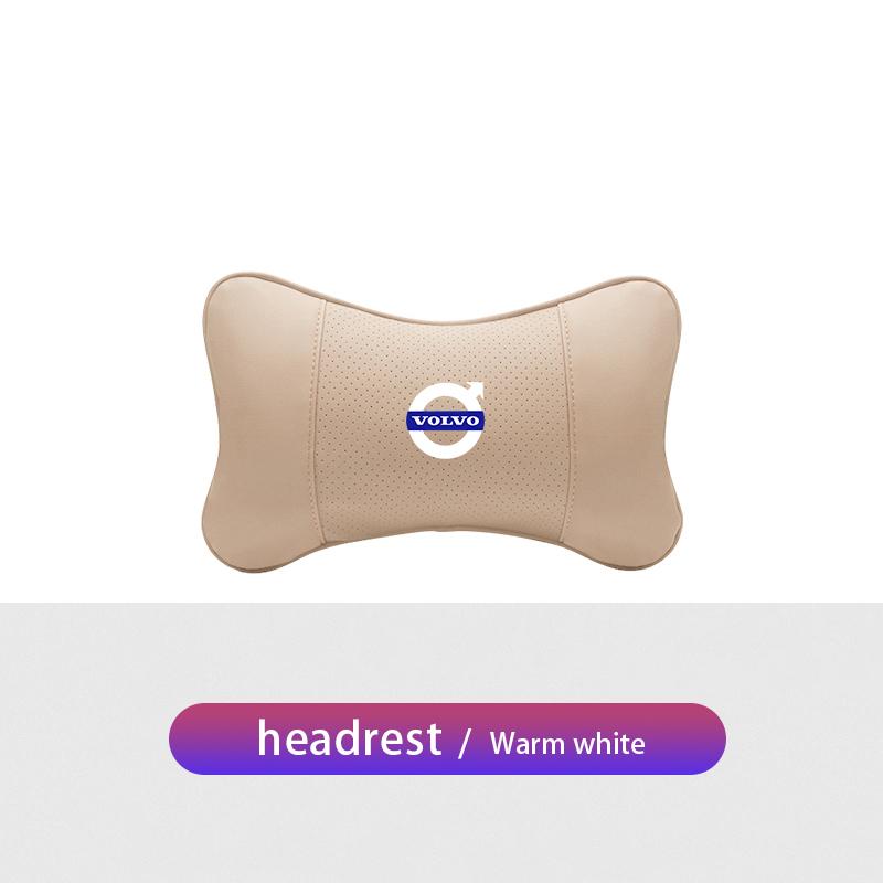 Car Seat Head Support Cushion Lumbar Pillow Interior Accessories For Volvo V60 V40 S90 XC40 S80 V90 EX30 EX90 EM90 C40 S40 S80L