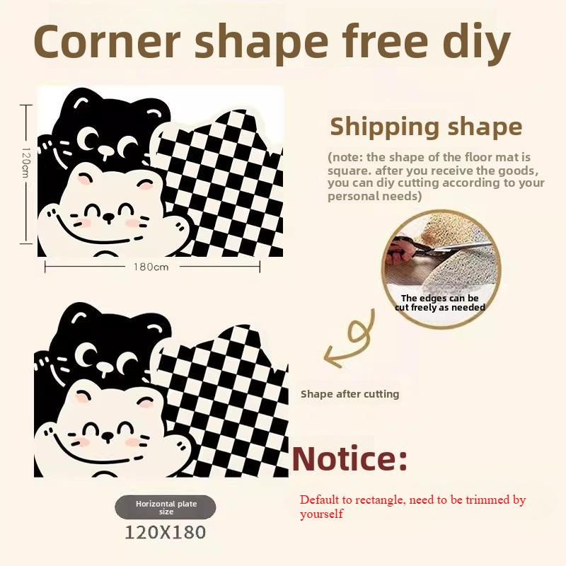 Eingangstür Seidenring Fußmatte Eingangstür Fußmatte Haushaltseingangstür Schmutzabstreifer rutschfeste Fußmatte