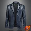 Mens Plus Size Biker Leather Jacket Slim Fit Real Sheepskin Short Coat Winter