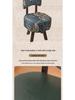 High-Leg Small Stool with Wheels - Versatile Chair for Living Room or Entryway