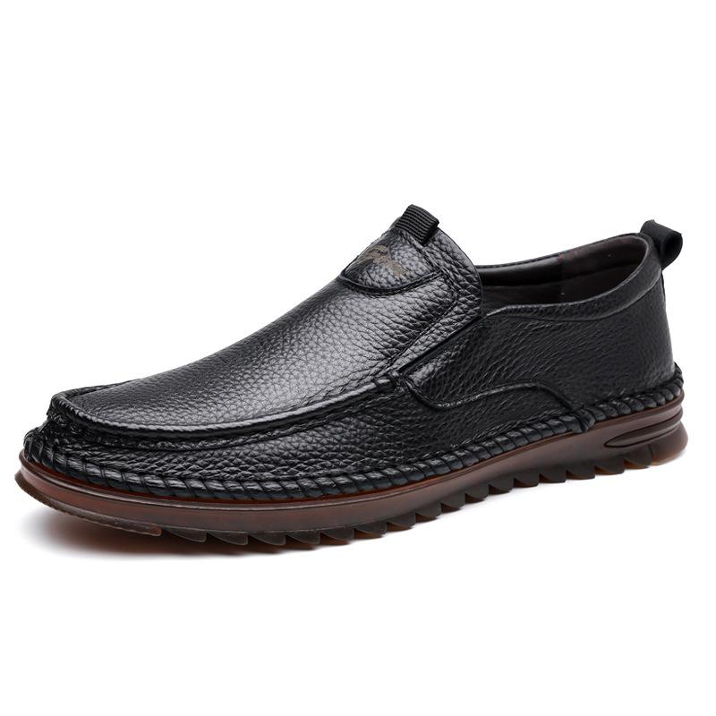 Fashion Spring Autumn Casual Driving Shoes for Men 2025 Mew Designer Fashion Loafers Man Solid Color Big Size Soft Sole Non-slip Shoe