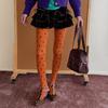 2026 Spring Polka Dot Tights Women Vintange 80D Pantyhose Sexy Semi Opaque Tights Resistant Control Top Stocking Y2K Style