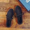 2025 New Women's Classic Black Canvas Shoes Breathable Flat Sole Comfortable Work Shoes Lightweight Non-Slip Casual Minimalist