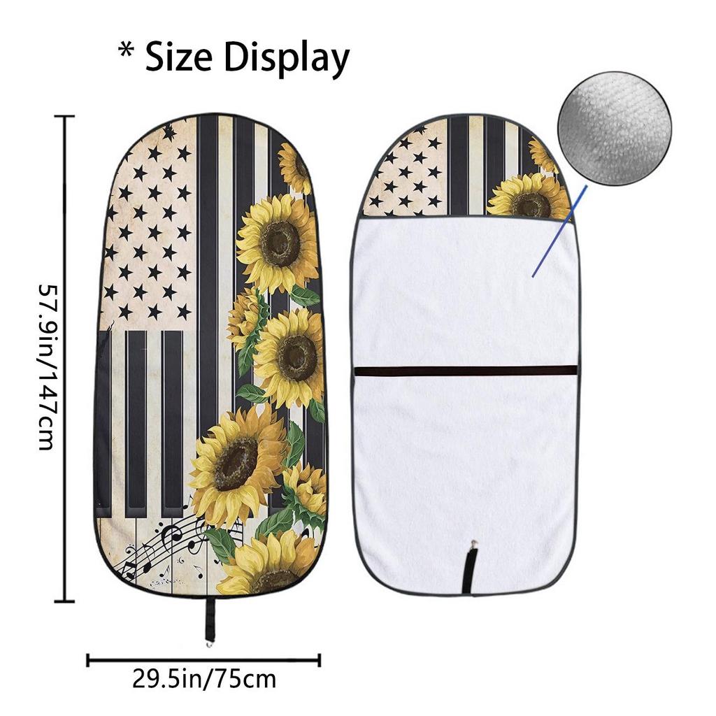 Car Seat Towel Cover - Front Seat Protection for Gym & Exercise, All-Season Universal Fit