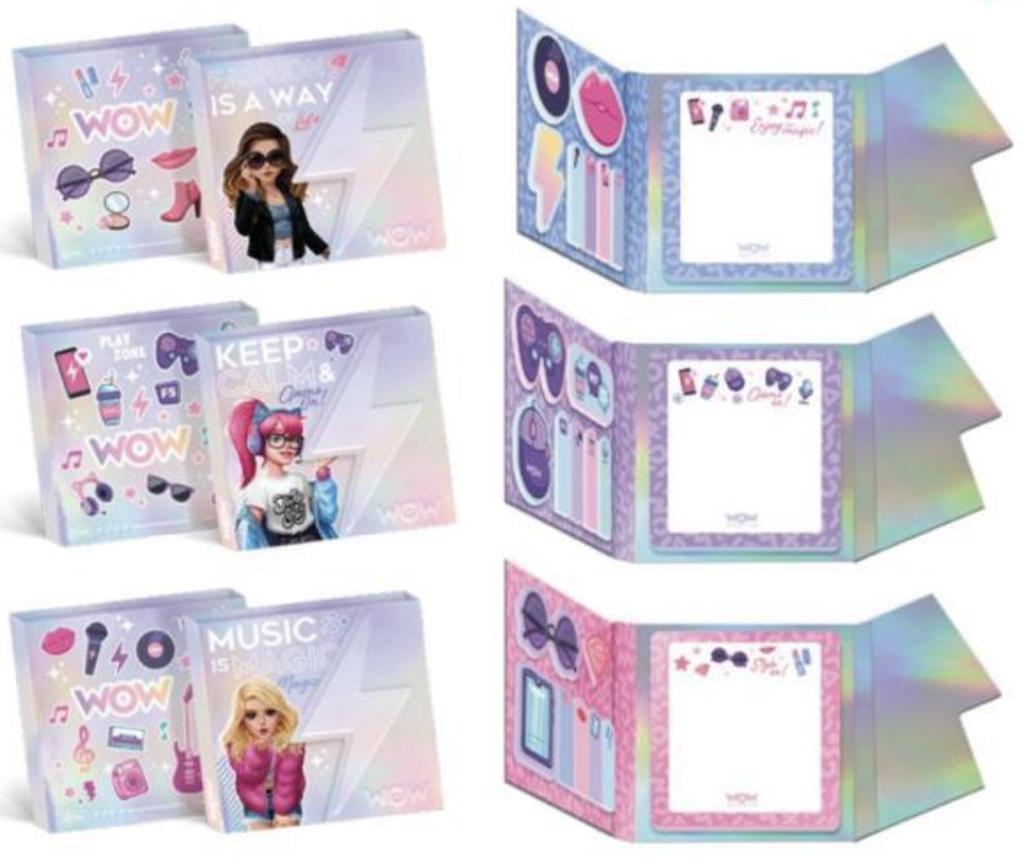 Notatnik dla dzieci z karteczkami samoprzylepnymi Wow Generation 1 sztuka