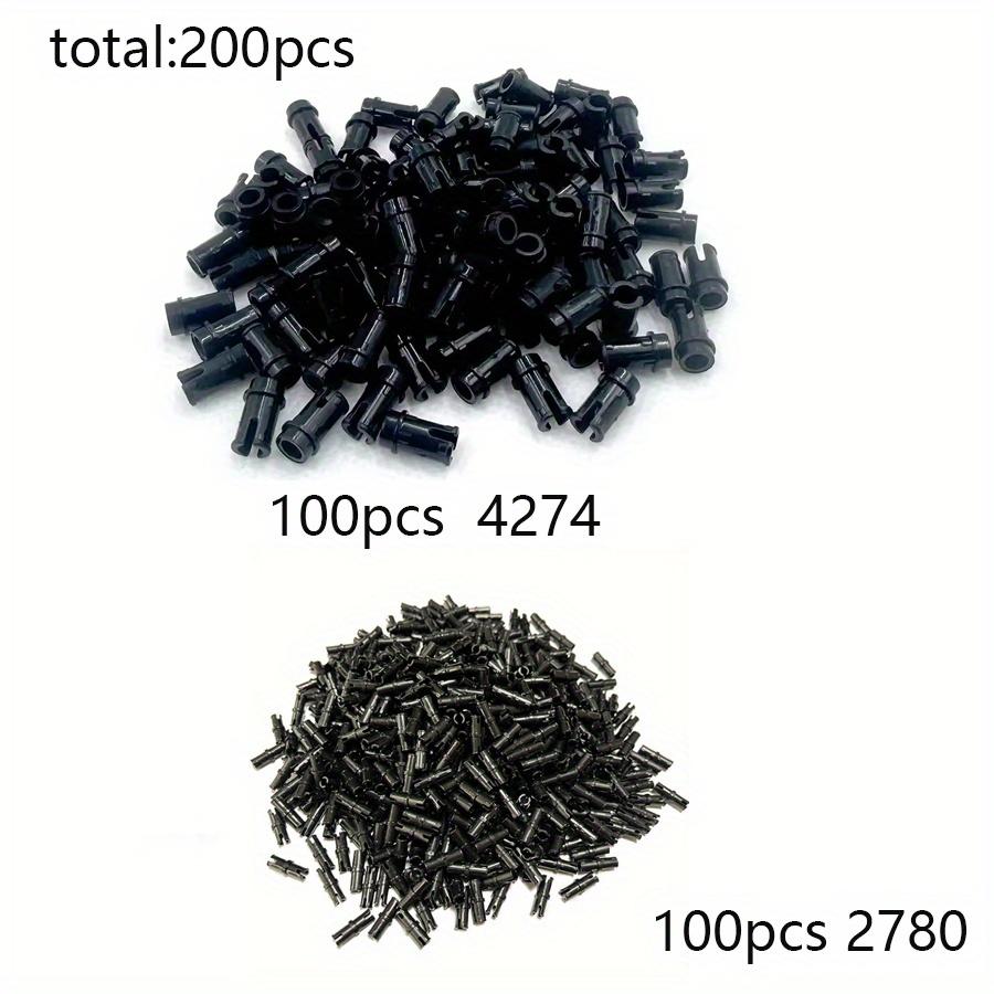 

Non-Toxic 200Pcs 2780 Pin With Friction + 4274 Technical Pin 1/2 Building Block Bricks Connector Technical Accessories Parts Toy M
