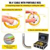 30M Sewer Inspection Video Camera 7” Monitor Pipeline Inspection Camera Drain Camera Industrial Endoscope HD DVR Recorder with 8GB Card