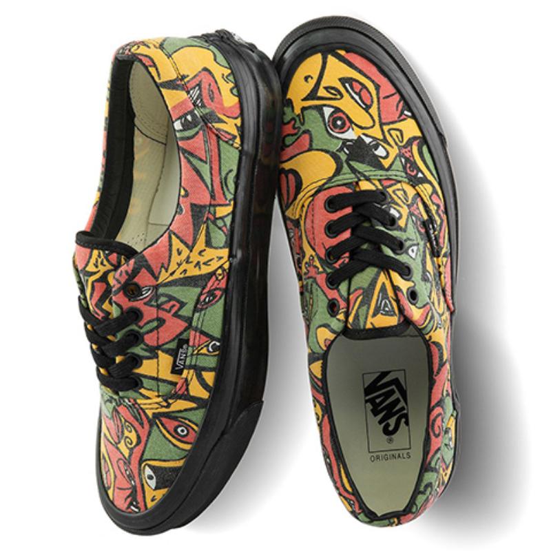 Vans Og Era Lx Graffiti Yellow Red Green Vans VN0A3CXN4M5