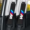 EAJN6 Car Seat Headrest Rest Neck Pillow Seat Belt Shoulder Pad Car Sticker for Bmw M G30 G32 3 4 5 7 M3 M4 M5 X3 X5 X6 X4 E61 E60 E31
