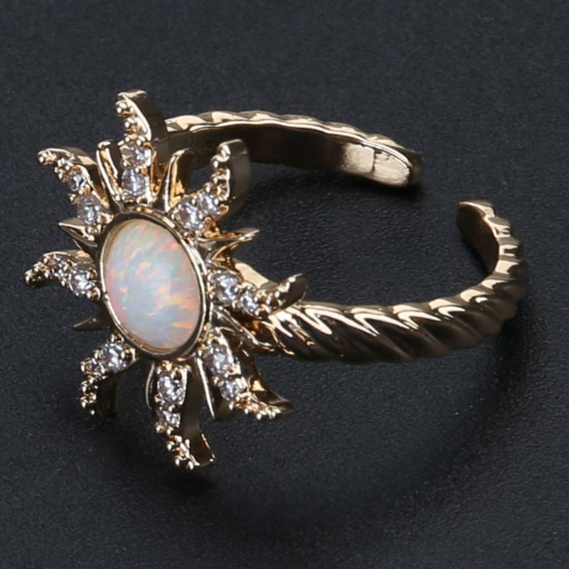 Fashionable Jewelry Set Accessory Delicate Star Pendant Necklace/Rings/Bracelet with Dalmatian Stone for Parties