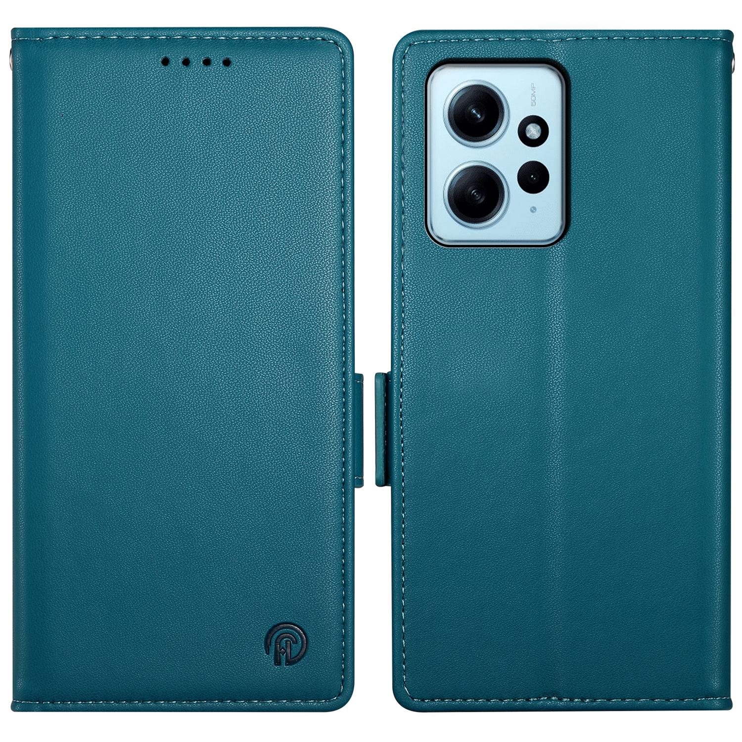 DF-010 Для Xiaomi Redmi Note 12 4G Чехол Противоударный Кожаный Чехол для Телефона A