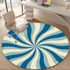 1pc Spiral Pattern Office Round Area Rug, Indoor Mat Suitable ForOffice, Under Office Chairs Bedroom Living Room Home Decor, Room Decot136