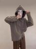 2025 A/W Women's Pure Wool Hooded Pullover - Casual, Soft, and Cozy.