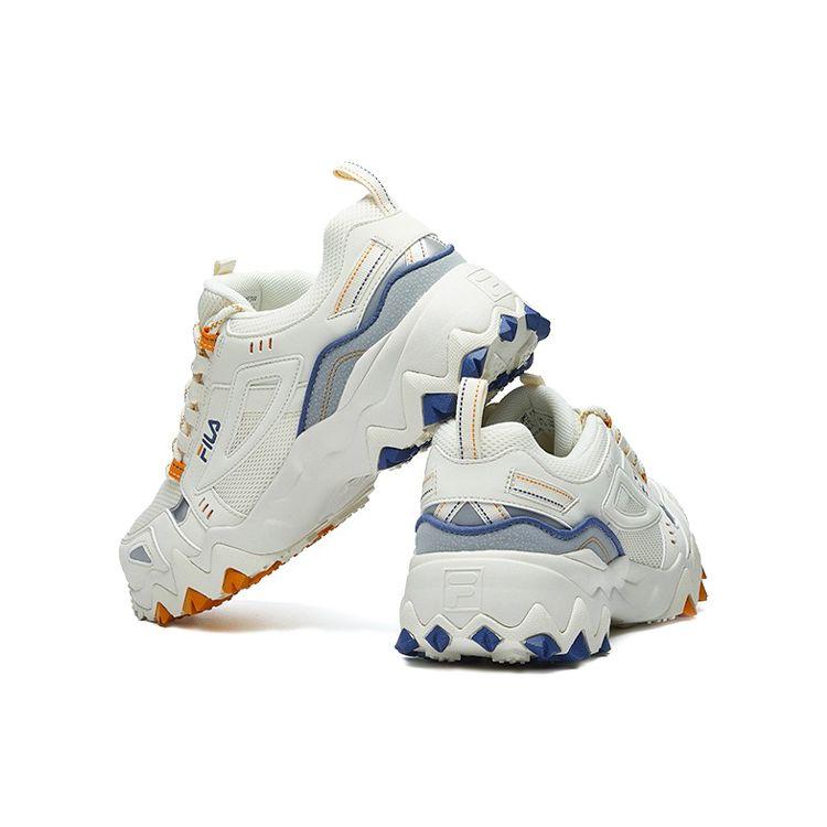 FILA Oakmont Fabric Retro Low-Top Lifestyle Sneakers Men sneakers Yellow White Blue F12M031111FSW