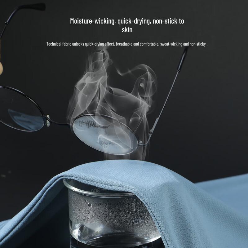 TOLU-ZHE COOLMAX Men's Quick-Dry Cooling T-shirt