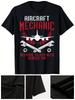 Aviation Graphic-Aircraft Mechanic Slogan & Tools Design-100% Cotton Summer O-neck Short Sleeve