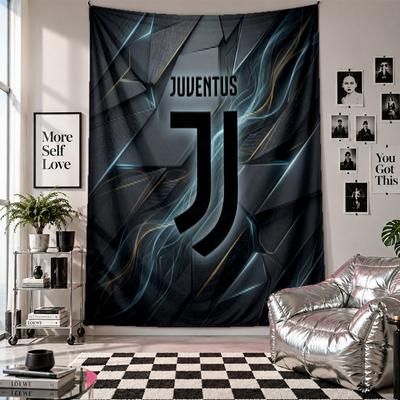 Juventus FC Wall Tapestry Home Decor Wall Hanging Cloth for Bedroom Living Room Background