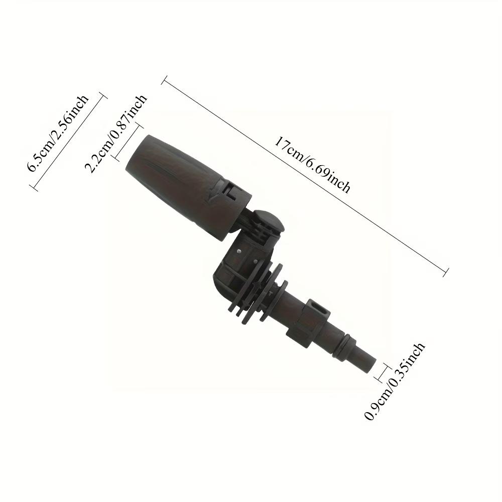 1pc Heavy-Duty 360° Rotating Nozzle Adjustable High-Pressure Spray Head Compatible With Lavor Series High-Pressure Washers