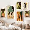 Dancing Couple Illustration Card Northern Soul Girl Wall Art Canvas Painting Nordic Posters Prints Pictures Living Room Decor