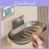 Wall Mounted Soap Dispenser Organizer With Sucker Hook For Bathroom Storage