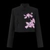 HECO Iris Celebrity-Inspired New Chinese Style Embroidered Short Jacket